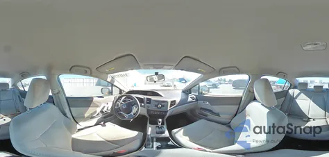 2012 Honda Civic Hybrid from USA, damaged, VIN JHMFB4F23CS009660